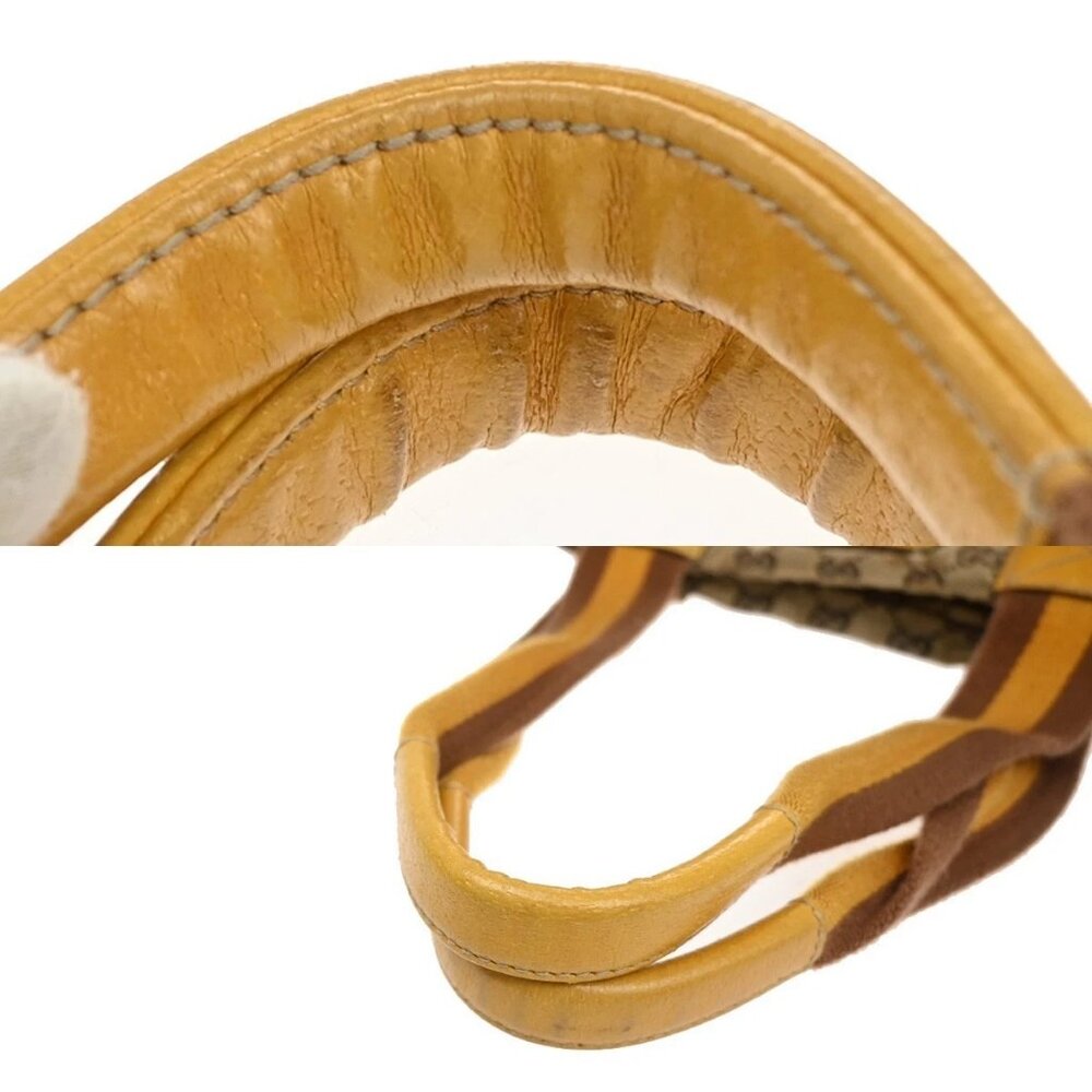 GUCCI GG Canvas Shoulder Tote Bag Leather canvas Yellow Italy 66CA368 - Picture 14 of 14